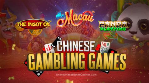 chinese gambling games|The most popular Chinese casino games .